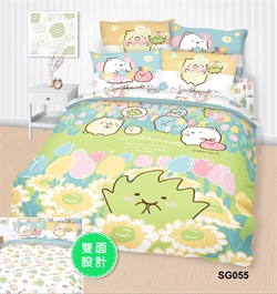 高密度純棉卡通系列 - 角落小夥伴  #SG055