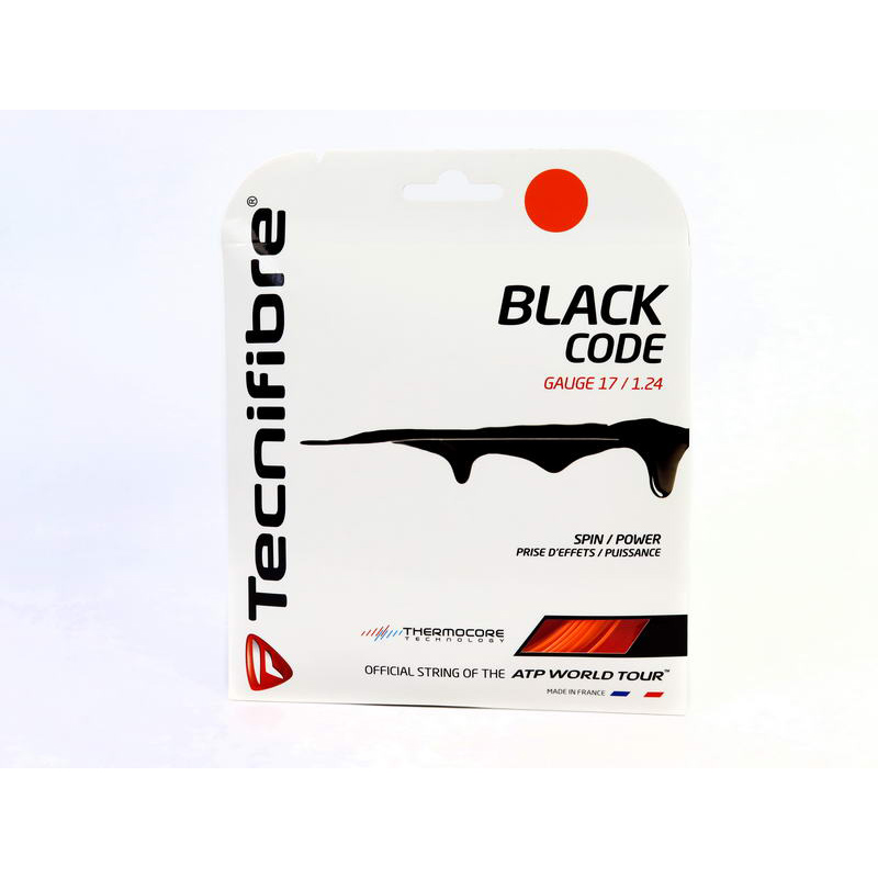 TECNIFIBRE PRO BLACK CODE 1.24mm Fire 网拍线