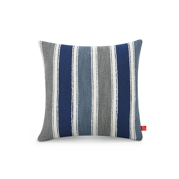 Blue Stripe Cushion Cover - 40x40cm