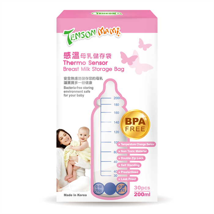 Tenson "Thermo Sensor" Breast Milk Storage Bag 30pcs