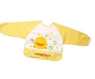 long sleeve feeding bib
