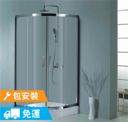 不銹鋼扇形對開趟門W-1007(舊型號BR-04)