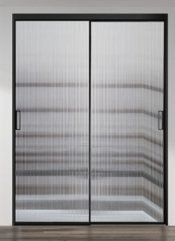 不銹鋼長虹玻璃浴屏BR-402