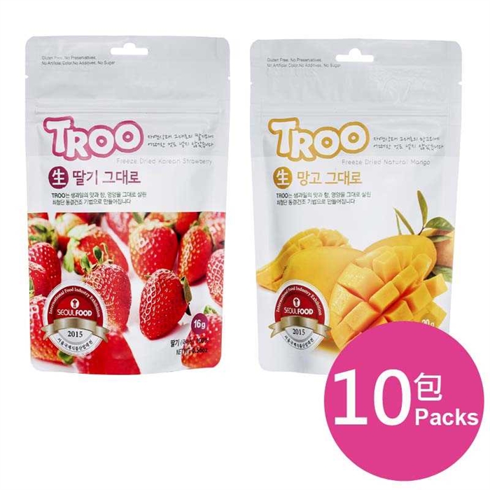 獲獎韓國天然冷凍乾果10包自選優
