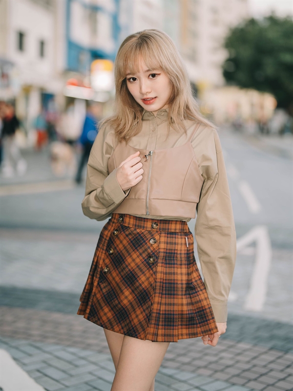 Shirt With Leather Cami 