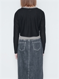 Sheer Knit Twin Set 