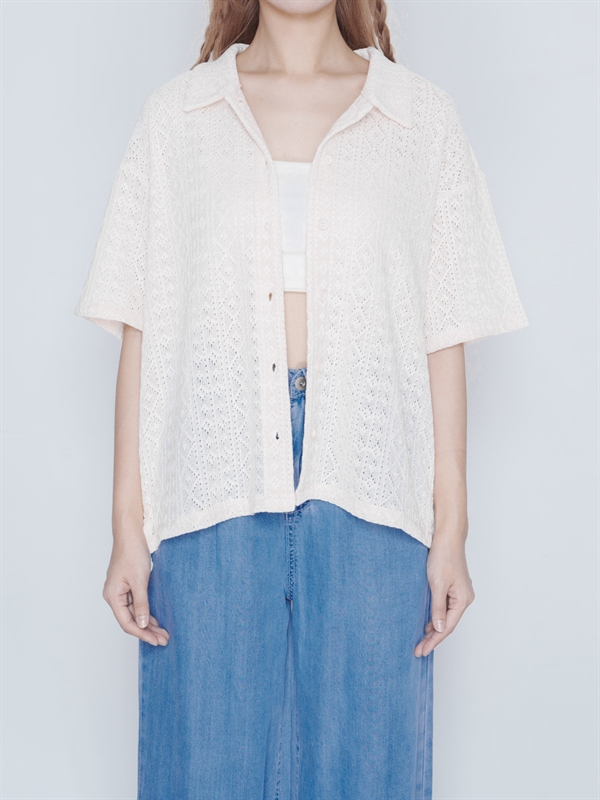 Crochet Lace Relax Shirt 