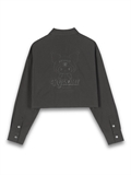  Kuromi Cropped Shirt With Tie