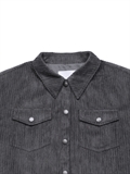 Tie Dyed Corduroy Cropped Jacket 