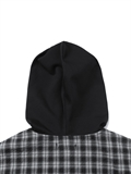  Check Pattern Shirt With Hood