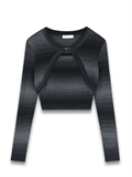  Gradient Cardigan Set