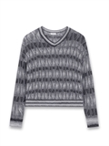 Gradient V Neck Sweater 