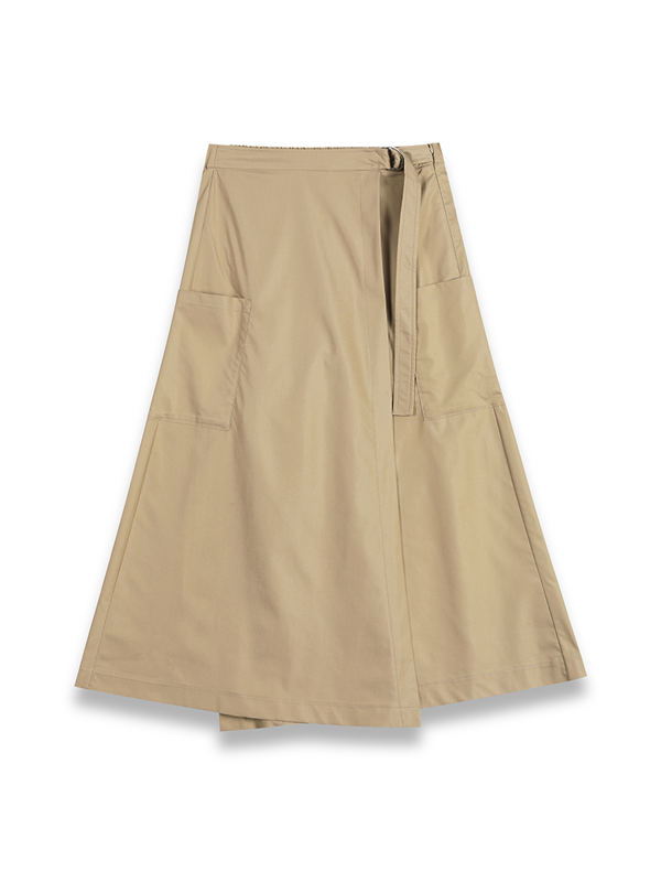 Belted Culottes With Pockets 