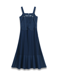 Zip Up Patchwork Dress 