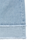  Raw Edge Denim Skirt