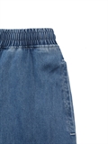 Denim Gradient Tiered Skirt 