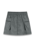  Zip Up Digital Print Skirt