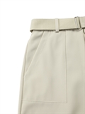 Belted Wide Leg Shorts 