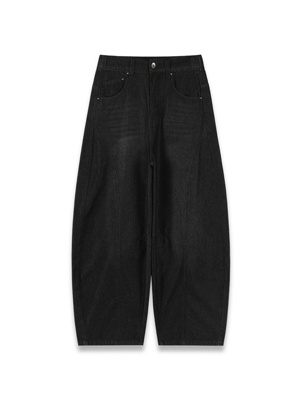 Washed Wide Leg Jeans