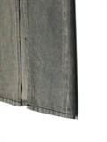  Denim Pockets Long Skirt