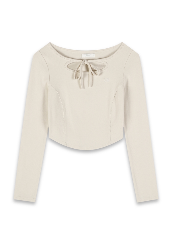 Bowknot Front Crop Top