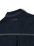Contrast Stitching Denim Shirt 