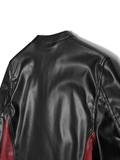  PU Leather Moto Jacket