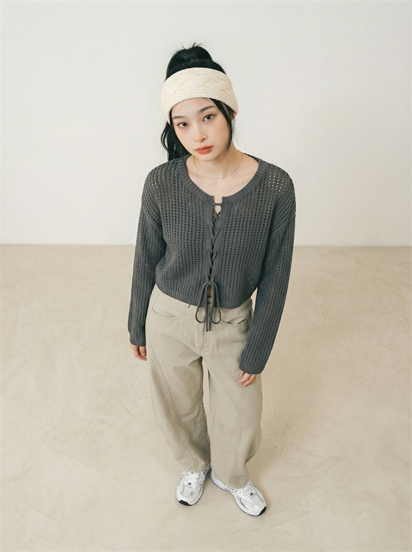 Tie Up 2-Way Knit Top