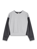  Contrast Sleeve Sweatshirt