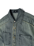  Distressed Denim Shirt
