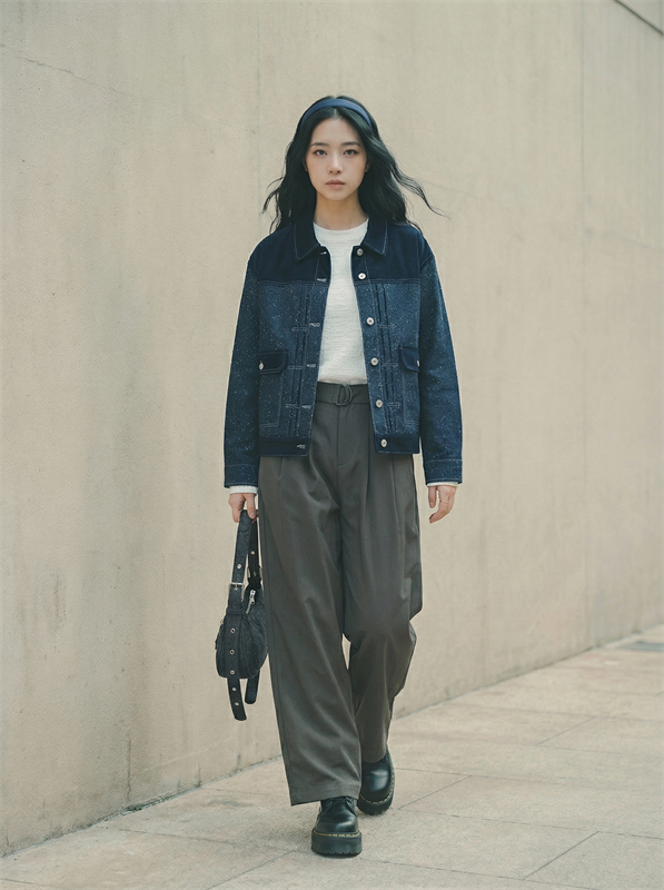 Belted Wide-leg Pants 