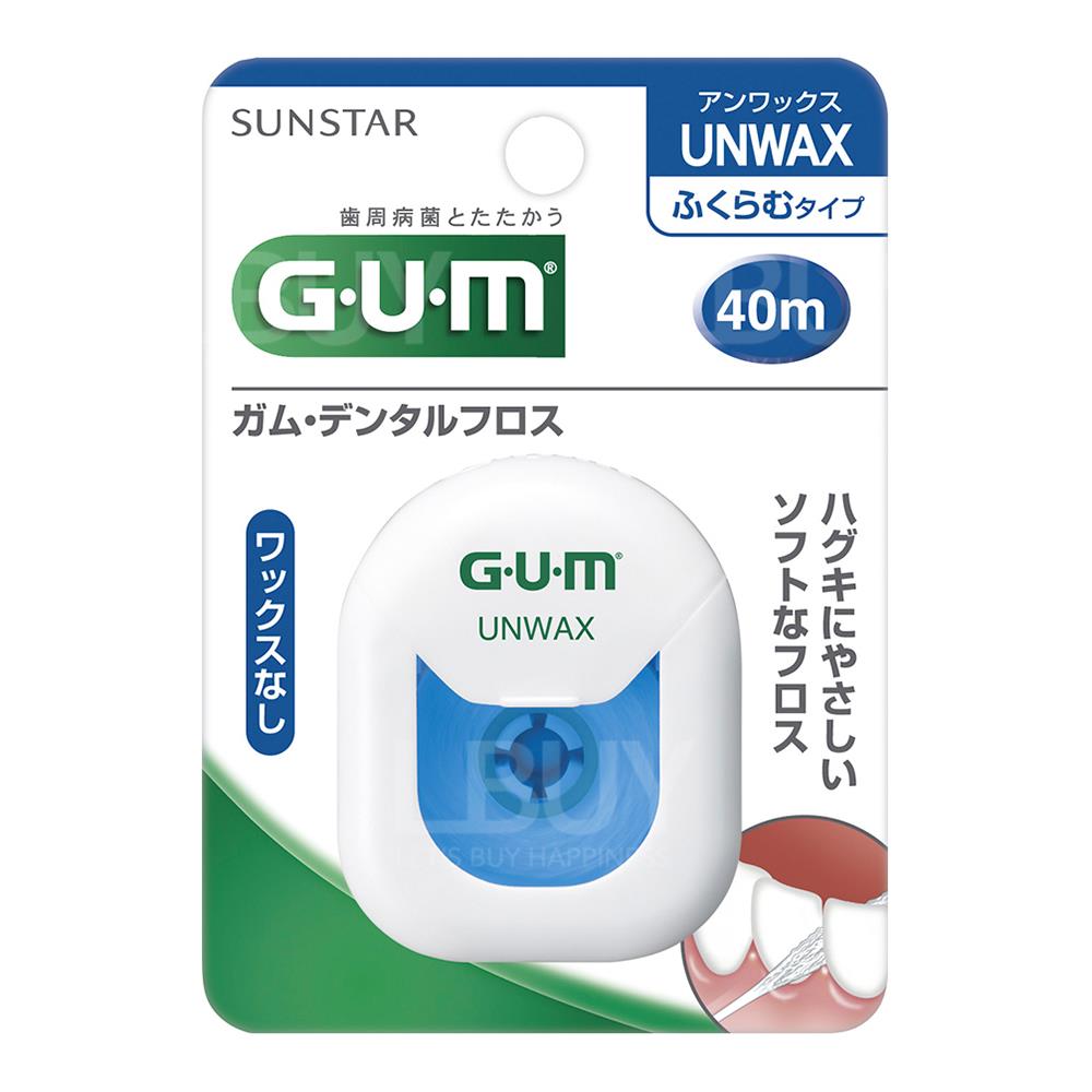 GUM 膨脹牙線 不含臘 40M