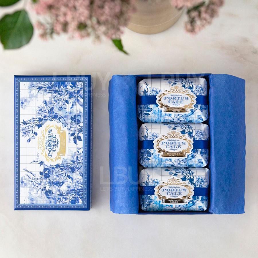 CASTELBEL Portus Cale Gold and Blue 香皂套裝 3x150g