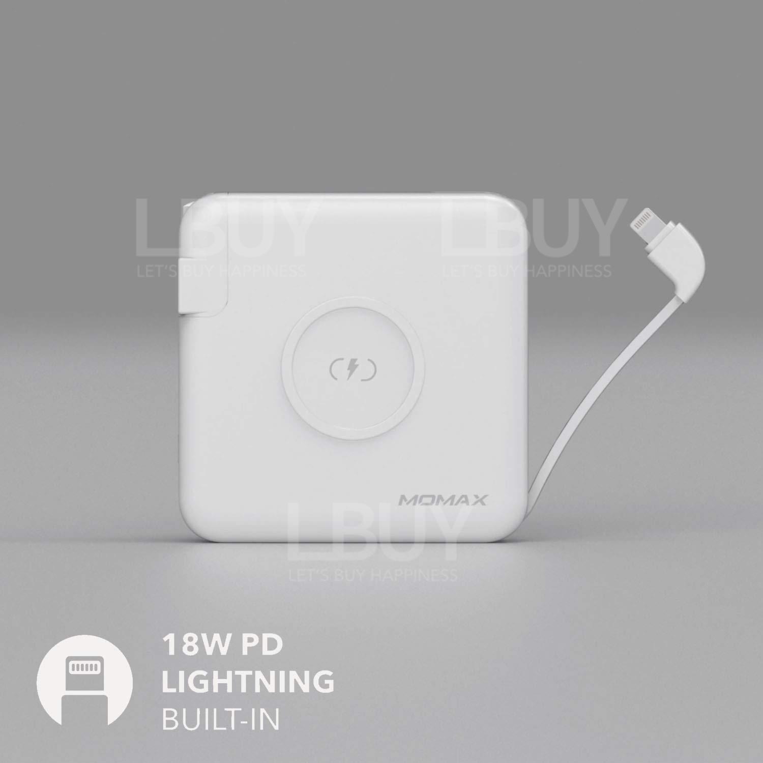 Q.Power Plug無線便攜快速充電器(MFi版本)6700mAh(白)#IP93MFIUKW