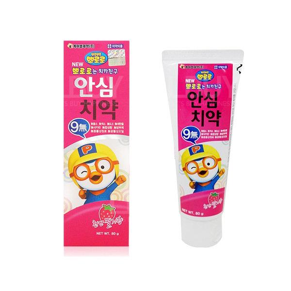 New Pororo Safe Toothbrush(Strawberry Flavor) 80g