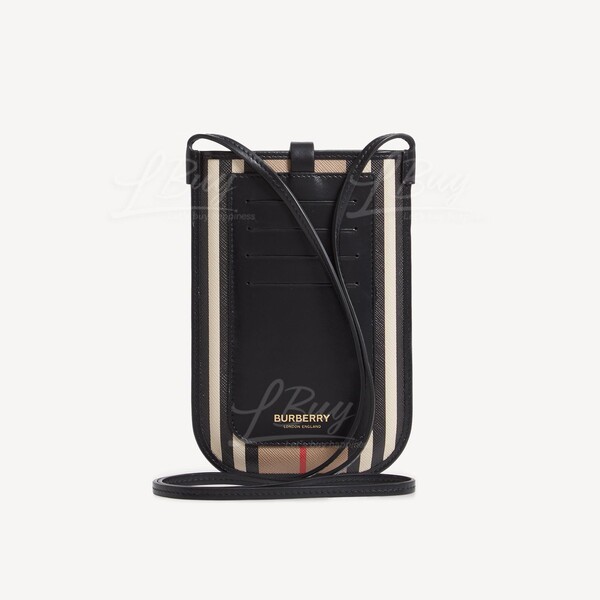 Burberry-Burberry Icon Stripe E-canvas Anne Phone Case with