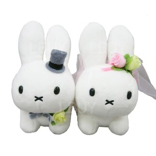 Miffy 一雙一對結婚公仔