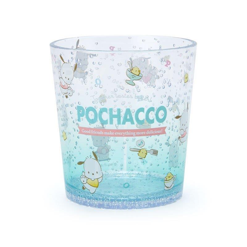 PC狗 Pochacco 透明膠杯 300ml 透明泡泡圖案