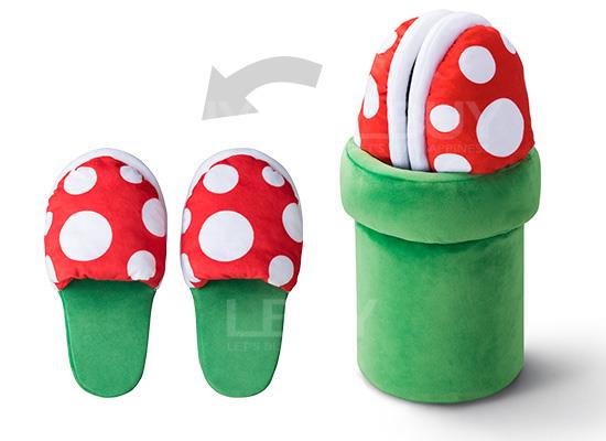 超级玛利欧Home&Party室內拖鞋（吞食花食人花／水管）