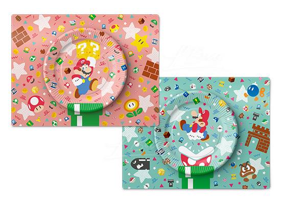 Super Mario Home& Party Paper Plate Set (Character & Item)