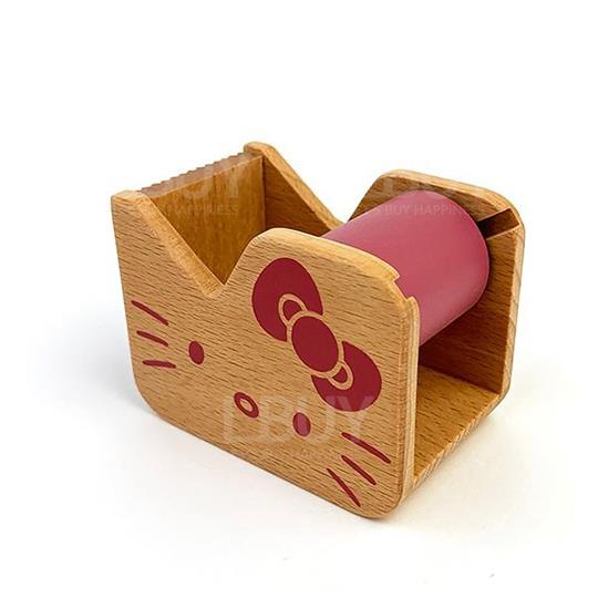 Hello Kitty 木製膠紙座