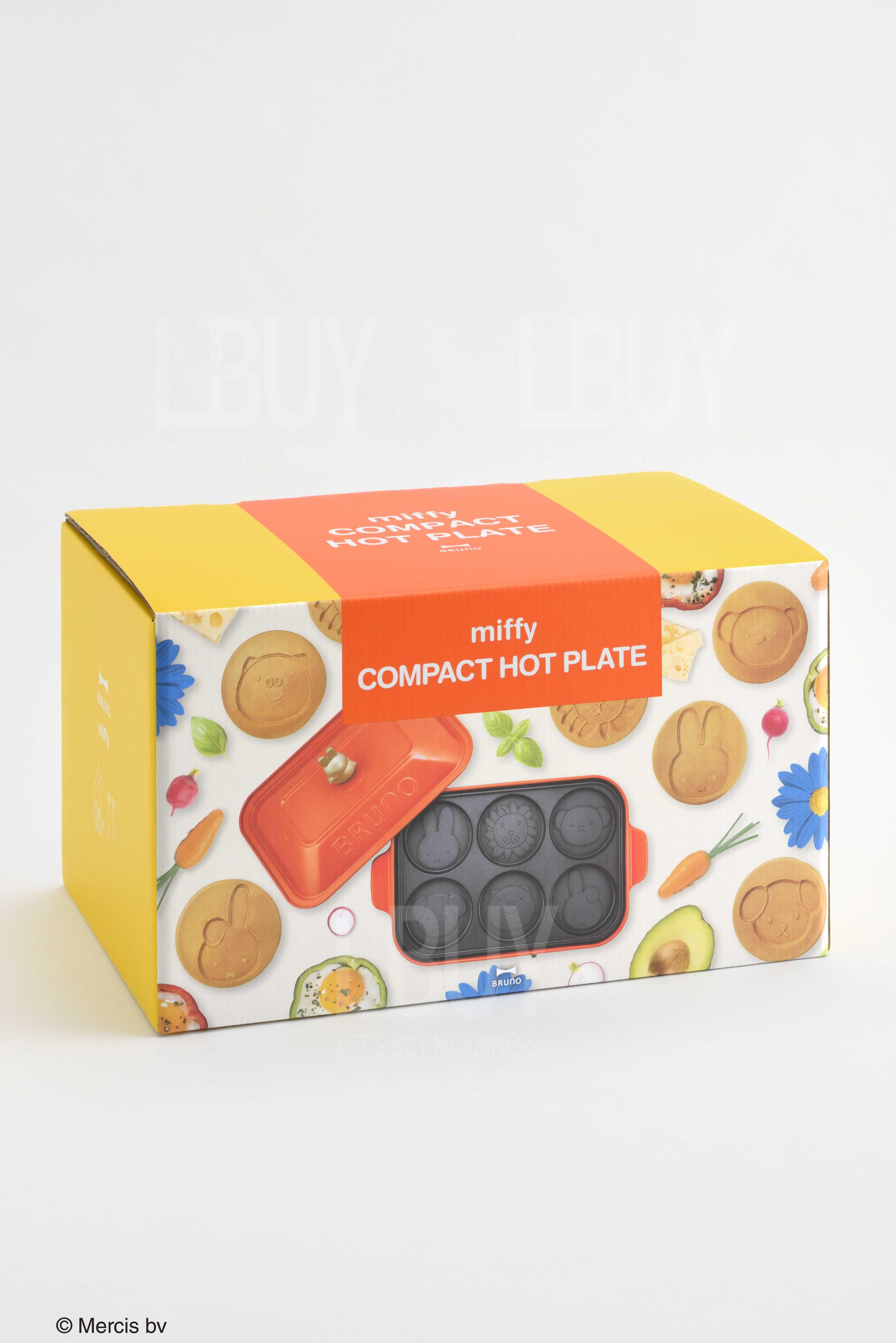 BRUNO-BRUNO X Miffy Compact Hot Plate - Bruna Red