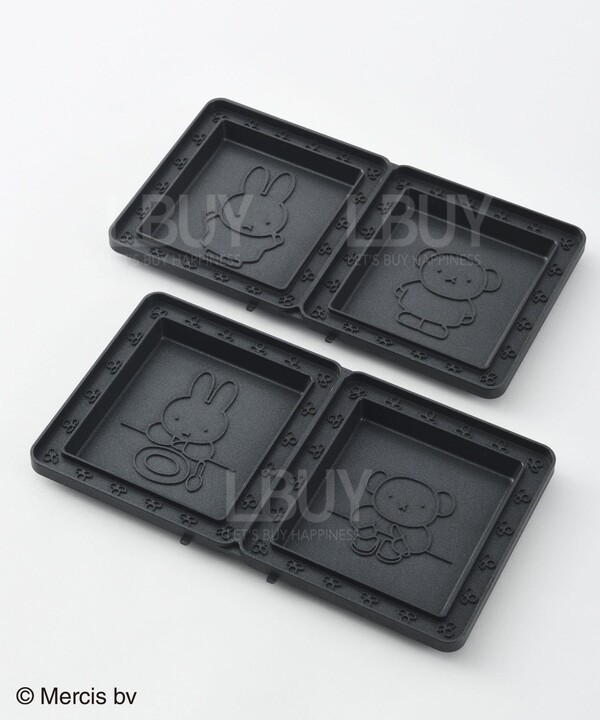 BRUNO-Miffy Double Grill Sand Maker - Bruna Red