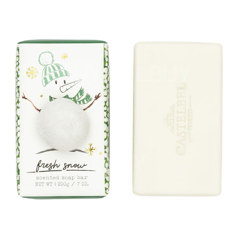 Castelbel Winter Fun Fresh Snow Pom Pom Soap 200g