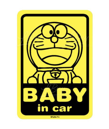 多啦A夢BABY IN CAR貼紙