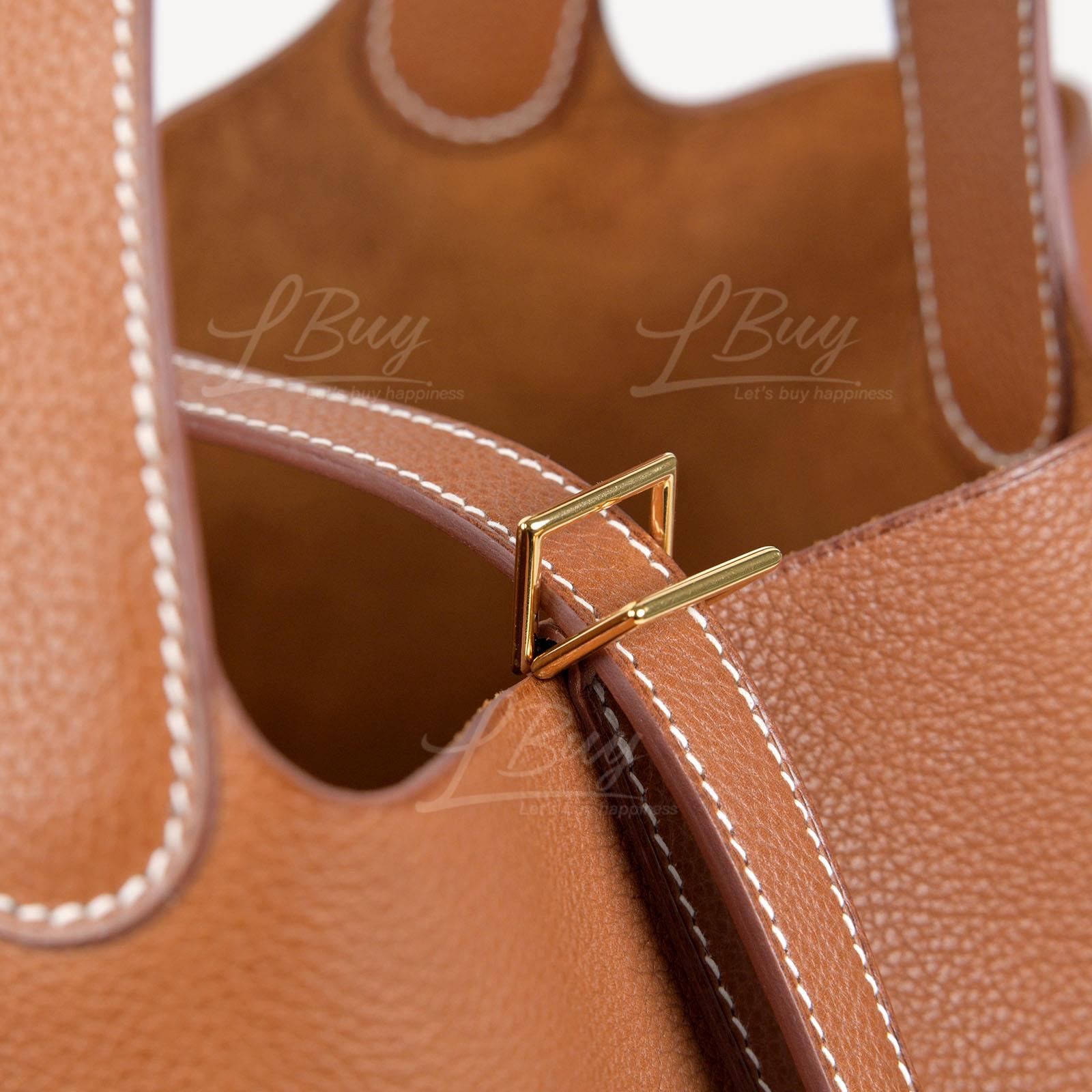 Hermès-Hermes Picotin Lock 22 Bag Fauve Barenia Faubourg ghw Hermès-Hermes Picotin Lock 22 Bag Fauve Barenia Faubourg ghw