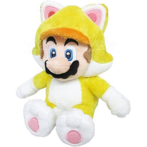 Super Mario 3D World Cat Mario 毛公仔 24 cm