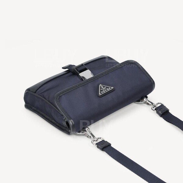 Prada-Prada Re-Nylon and Saffiano Leather Smartphone Case