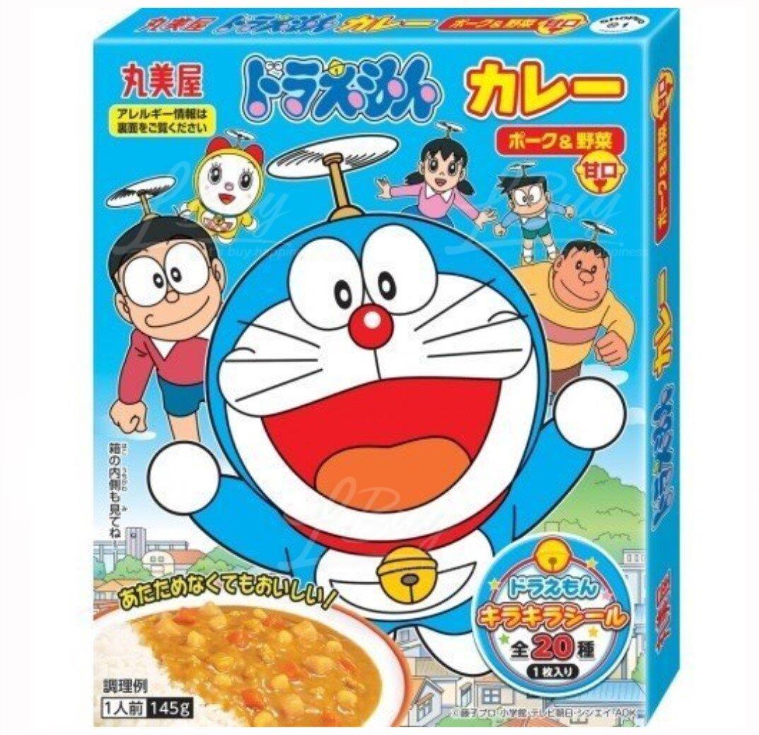 丸美屋多啦A夢野菜肉粒甘口兒童咖喱145g