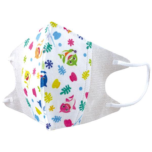 Baby Shark中童立体口罩10片(4岁以上适用)